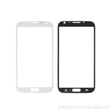 Factory Price Digitizer Glass Lens for Samsung Galaxy Note 2 i317, Front Glass Touchscreen for Note